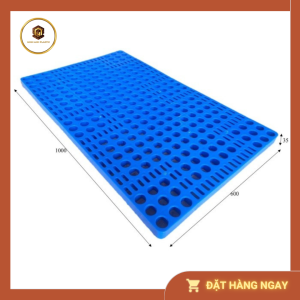 pallet nhựa lót sàn 1000x600x35mm